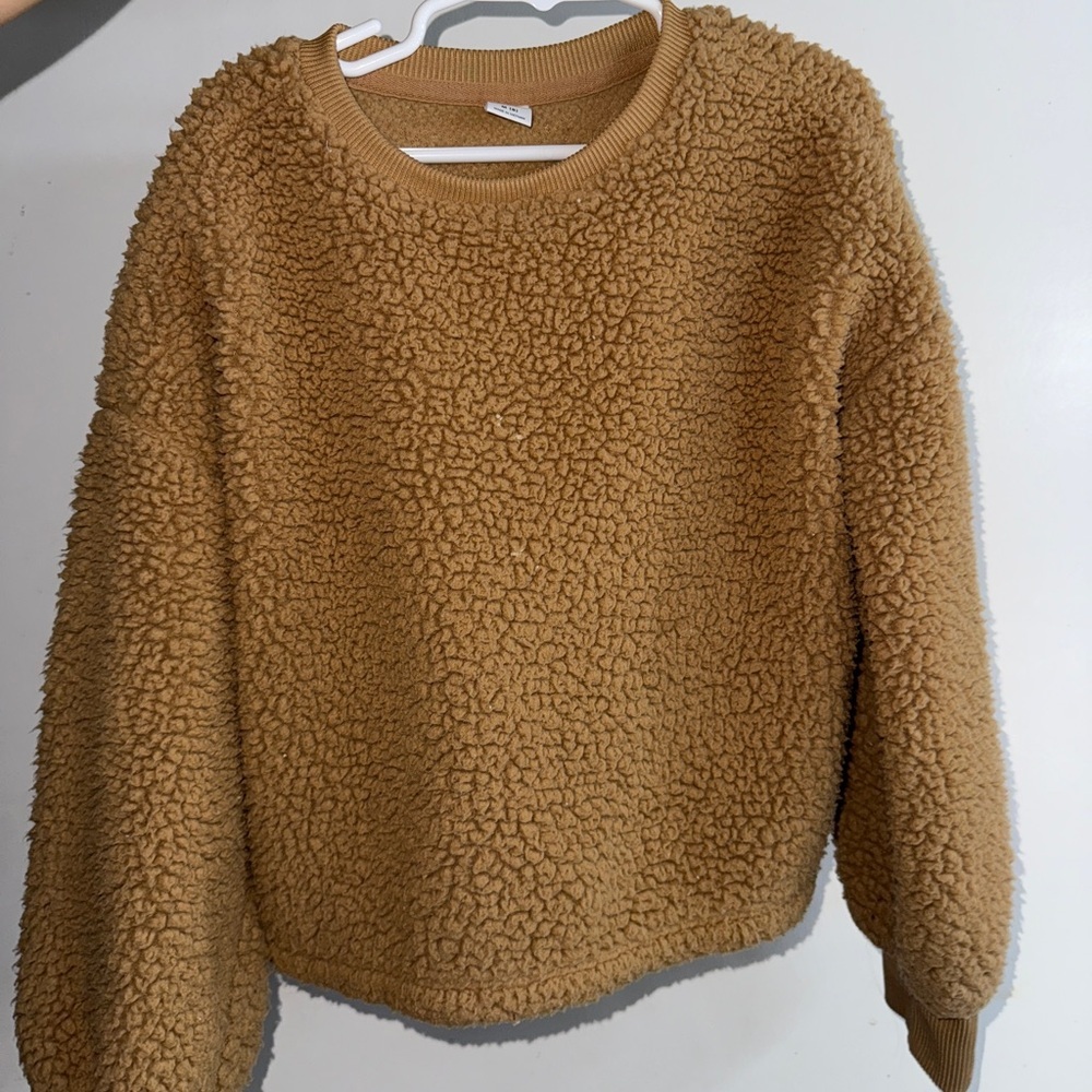2/$15 Old Navy Warm Brown Sherpa Sweater